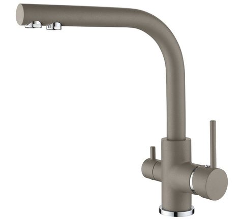 Kuchyňská baterie HELIKA AKVADUO 2663L – barva Argent (stříbrošedá)