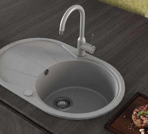 Kuchyňská baterie HELIKA VIDE 5023 – barva Argent (stříbrošedá)