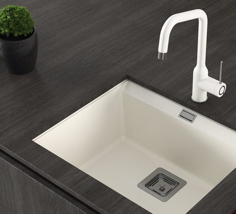Kuchyňská baterie HELIKA UNUS 5033 – barva Alba (bílá)