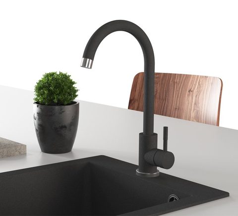 Kuchyňská baterie HELIKA SABIA ECO 5523E2 – barva Černá metalíza