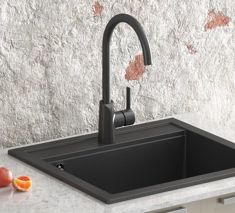 Kuchyňská baterie HELIKA SABIA GRACE 5523JG – barva Černá metalíza