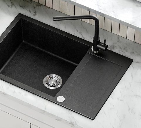 Kuchyňská baterie HELIKA FORTE 5553E2 – barva Černá metalíza