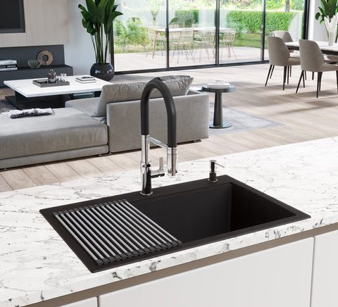 Kuchyňská baterie se stahovací sprškou HELIKA COLOS 7003 – barva Chrom