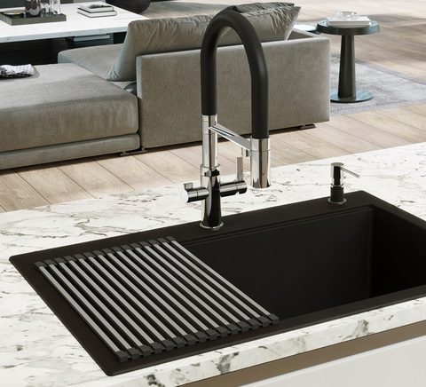 Kuchyňská baterie s výsuvnou sprškou HELIKA SOIFOS 7763 – barva Chrom