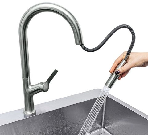 Kuchyňská baterie se stahovací sprškou HELIKA GRATA 7723 – pohled 3