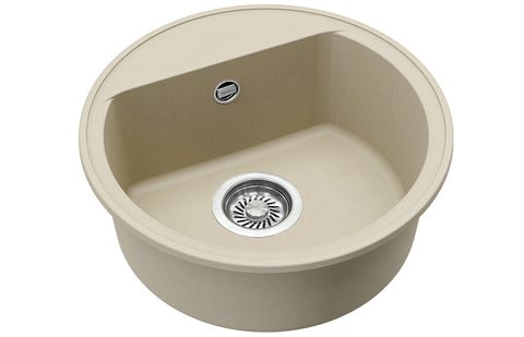 Granitový dřez HELIKA ECO-1 – barva Silica (světle šedá)