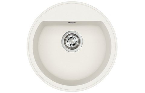 Granitový dřez HELIKA ECO-1 – barva Alba (bílá)