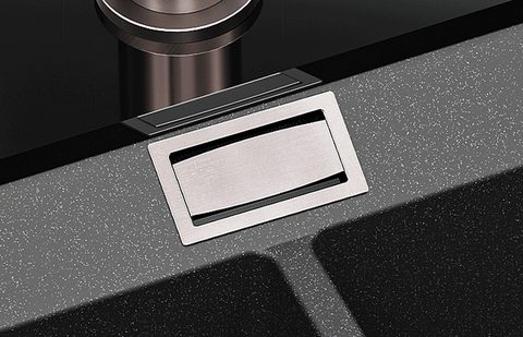 Granitový dřez s tvrzeným sklem HELIKA GQD150B – pohled 11
