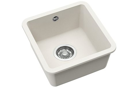 Granitový dřez HELIKA SQA100 – ARCA – barva Alba (bílá)