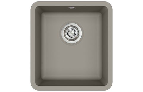 Granitový dřez HELIKA SQA101 – ARCA – barva Argent (stříbrošedá)
