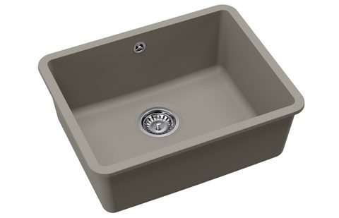 Granitový dřez HELIKA SQA102 – ARCA – barva Argent (stříbrošedá)