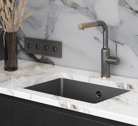 Granitový dřez HELIKA SQA102 – ARCA – pohled 7