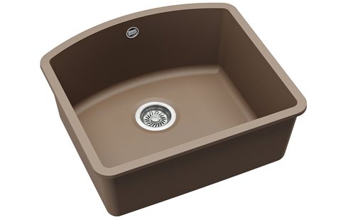 Granitový dřez HELIKA SQA103 – ARCA – barva Mocha (teplá hnědá)