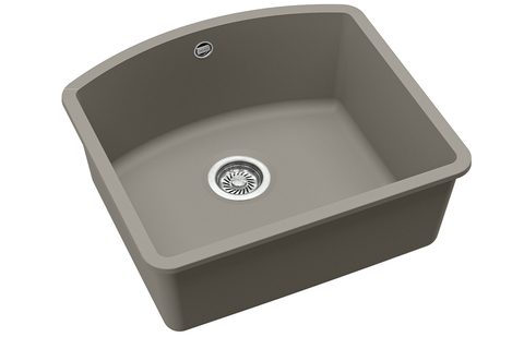 Granitový dřez HELIKA SQA103 – ARCA – barva Argent (stříbrošedá)