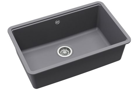 Granitový dřez HELIKA SQA105 – ARCA – barva Alumetalíza (šedá)