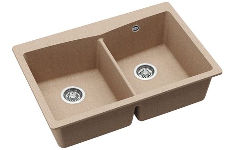 Granitový dřez HELIKA SQA210 – ARCA – barva Béžová