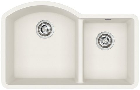 Granitový dřez HELIKA SQA220 – ARCA – barva Alba (bílá)