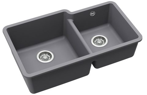 Granitový dřez HELIKA SQA230L/R – ARCA – barva Alumetalíza (šedá)