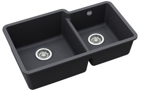 Granitový dřez HELIKA SQA230L/R – ARCA – barva Grafit