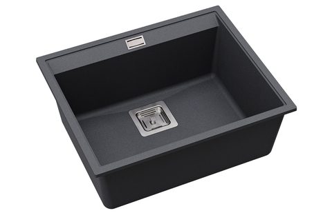 Granitový dřez HELIKA SQD100 – DELICIA – barva Grafit