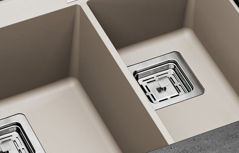 Granitový dřez HELIKA SQD150 – DELICIA – pohled 12