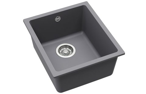 Granitový dřez HELIKA SQF101 – barva Alumetalíza (šedá)