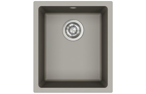 Granitový dřez HELIKA SQF101 – barva Argent (stříbrošedá)