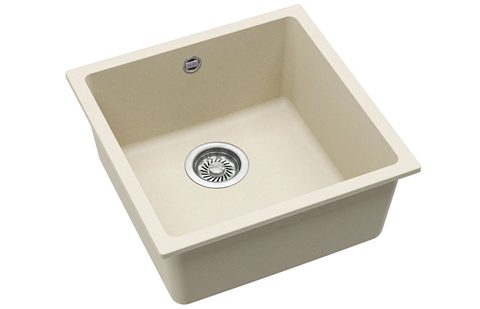 Granitový dřez HELIKA SQF102 – barva Mandlová