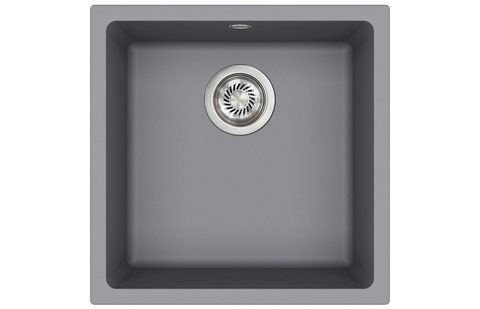 Granitový dřez HELIKA SQF102 – barva Alumetalíza (šedá)