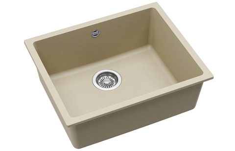Granitový dřez HELIKA SQF103 – barva Silica (světle šedá)