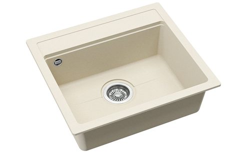 Granitový dřez HELIKA SQK100 – barva Mandlová