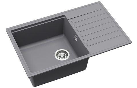 Granitový dřez HELIKA SQK105 – barva Alumetalíza (šedá)