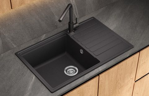 Granitový dřez HELIKA SQK105 – v kuchyni