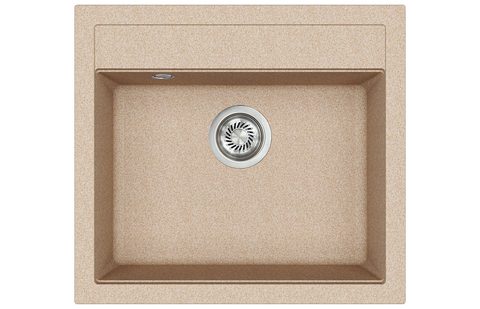 Granitový dřez HELIKA SQQ100 – QUADRO – barva Béžová