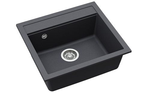 Granitový dřez HELIKA SQQ100 – QUADRO – barva Grafit