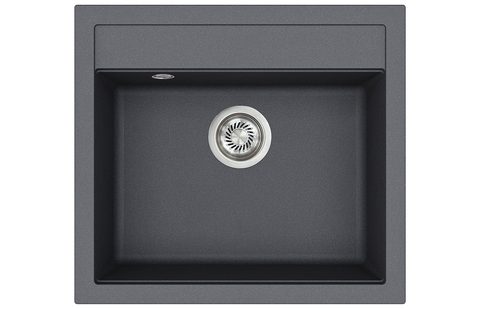Granitový dřez HELIKA SQQ100 – QUADRO – barva Grafit