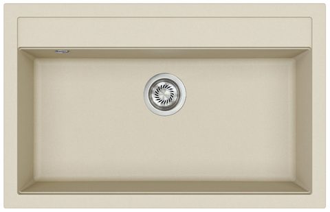 Granitový dřez HELIKA SQQ103 – QUADRO – barva Silica (světle šedá)