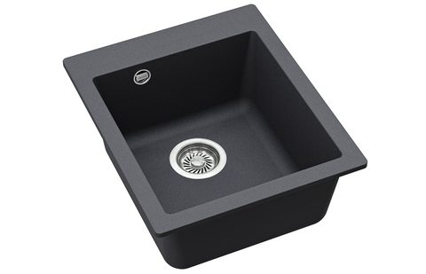 Granitový dřez HELIKA SQS100 – SIMPLEX – barva Grafit