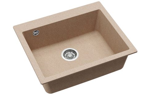 Granitový dřez HELIKA SQS101 – SIMPLEX – barva Béžová