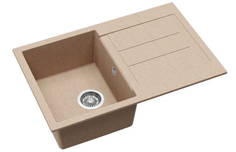 Granitový dřez HELIKA SQT101 – TESA – barva Béžová