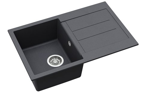 Granitový dřez HELIKA SQT101 – TESA – barva Grafit