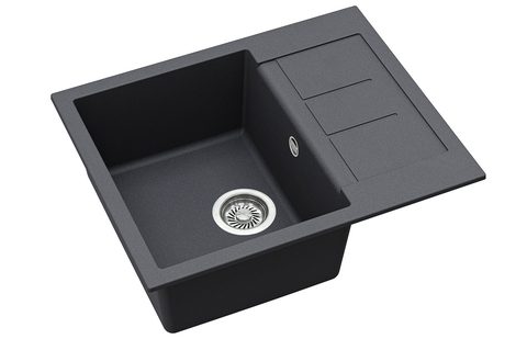 Granitový dřez HELIKA SQT102 – TESA – barva Grafit