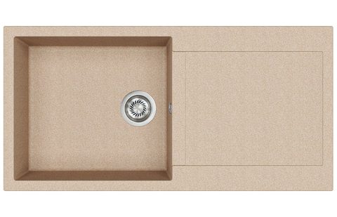Granitový dřez HELIKA SQT103 – TESA PLUS – barva Béžová