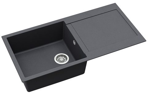Granitový dřez HELIKA SQT103 – TESA PLUS – barva Grafit