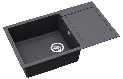 Granitový dřez HELIKA SQT104 – TESA PLUS – barva Grafit
