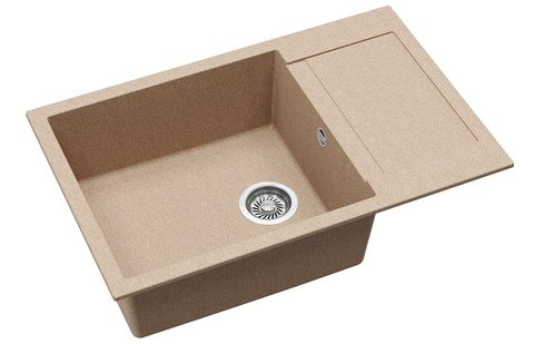 Granitový dřez HELIKA SQT105 – TESA PLUS – barva Béžová