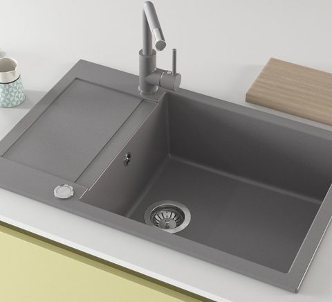 Granitový dřez HELIKA SQT105 – TESA PLUS – pohled 11