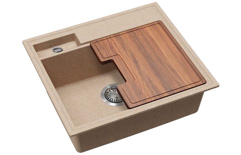 Granitový dřez HELIKA SQU100 – QUADRO – barva Béžová