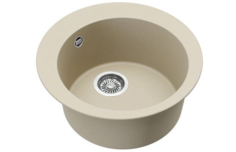 Granitový dřez HELIKA SR100 – CLARUS – barva Silica (světle šedá)