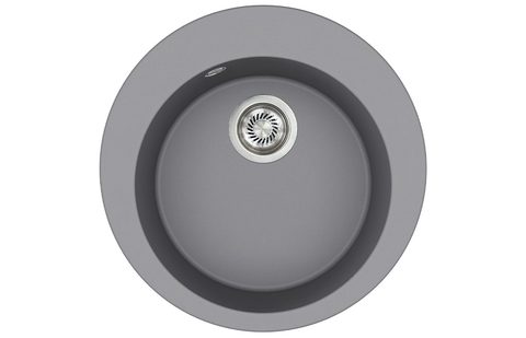 Granitový dřez HELIKA SR100 – CLARUS – barva Alumetalíza (šedá)